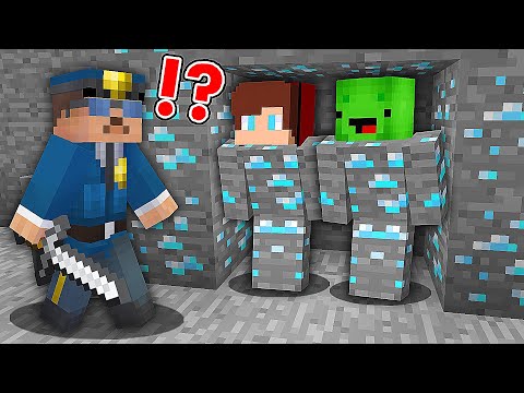 Mikey and JJ - JJ and Mikey Pranked as Diamond in Minecraft - Maizen