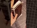 Bible transformation & restoration #leather #leatherwork #christian #bible