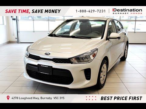 2018 Kia Rio LX Manual - BACKUP CAM - BLUETOOTH - A/C - LOCAL- B11457