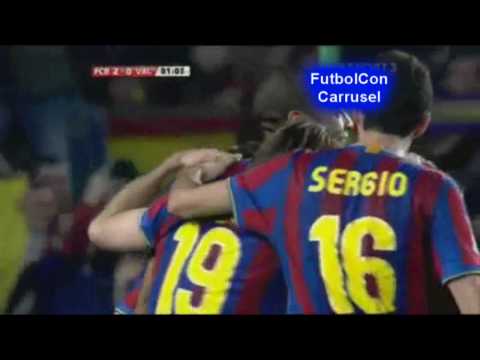 Liga BBVA 2009/2010 - J26 - FC Barcelona 3 Valencia CF 0