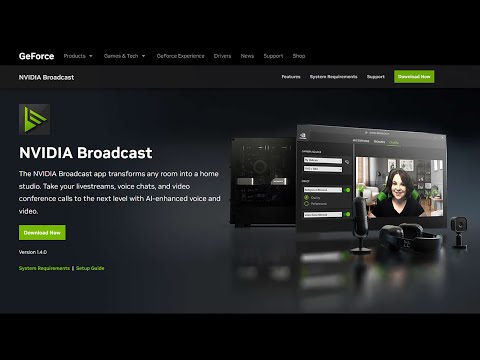 Image for YouTube video with title Nvidia Broadcast is a solid podcast and broadcast tool for better audio and video viewable on the following URL https://youtu.be/oNp9-6hUT8E