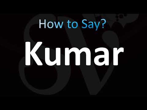 How to Pronounce Kumar (Correctly!)