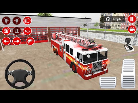 Real Fire Truck Driving Simulator - New Fire Fighting Fireman's Daily Job -  Best Android Games #2