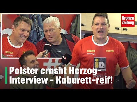 Polster crasht Herzog-Interview – Kabarett-reif! | krone.tv SPORT
