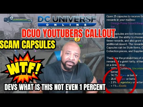 DC UNIVERSE ONLINE -  TIME CAPSULES RIP OFF - THIS IS CRAZY