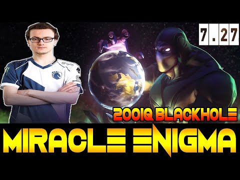 Miracle Enigma Trying New Heroes Daly 200 iq Blackhole Amazing Game 7.27a Dota 2 Gameplay