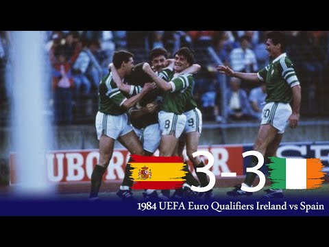 1984 UEFA Euro Qualifiers Ireland vs Spain