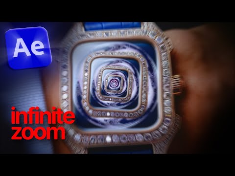 INFINITE ZOOM TRANSITION TUTORIAL IN AFTER EFFECTS (EASY & FAST)