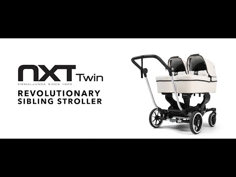 Emmaljunga NXT TWIN 3.0 Black outdoor / melns Шасси