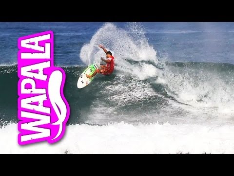 Surfer Michel Bourez from Tahiti wins 2013 Reef Hawaiian Pro - Triple Crown