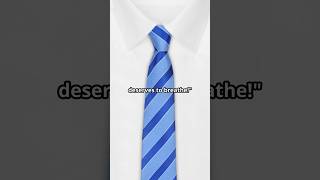Wearing A Tie Can Reduce Blood Flow!! 😯👔 #tiefact #crazyfact #shockingfact #mystery #shorts
