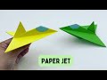 How To Make Easy Paper Jet Airplane For Kids Craft Ideas Paper Craft Easy KIDS Crafts