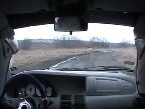 25.02.2012 Trening autodrom w Chorzowie  A.Leskiw&M.Górny  Fiat Punto GT  „Dzwon