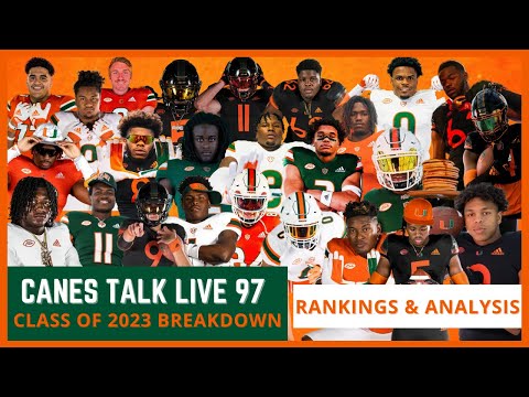 Miami Hurricanes Class of 2023 Signees | #CanesTalkLive 97