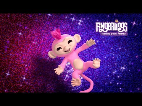 Відео огляд Гламурна ручна мавпочка (блакитна), Fingerlings