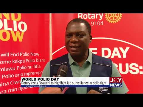 How laboratory surveillance is helping Ghana fight polio – Rotary visits Noguchi on World Polio Day
