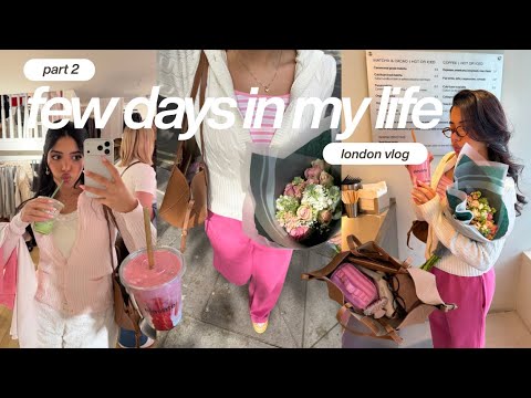 LONDON VLOG *my phone got stolen*🥲🛍️🍵💐 spring, shopping, strolls, matcha, etc..
