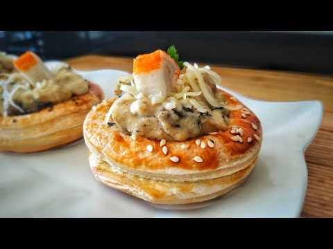 Les secrets de la réussite des Vol Au Vent Crevettes Champignons, la recette détaillée