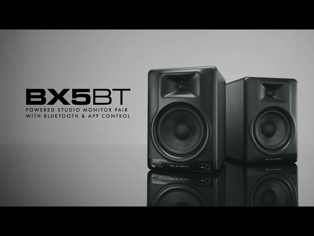 Vídeo relacionado con M-AUDIO BX5BT Pareja de Monitores de Estudio Activos de 5 Pulgadas con DSP y Bluetooth con Control App para Producción Musical, Edición de Vídeo, Creación de Contenido y Podcasting
