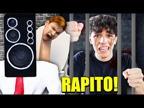 L'UOMO CASSA dello SKIBIDI TOILET MI HA RAPITO e RINCHIUSO IN GABBIA!! (è finita...)