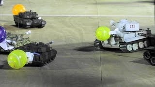 preview picture of video '模型戦車道　RC tank battle final in Oarai 2013'