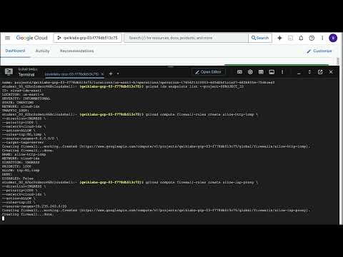Security in Google Cloud v3.0 Lab 3: Getting Started with Cloud IDS