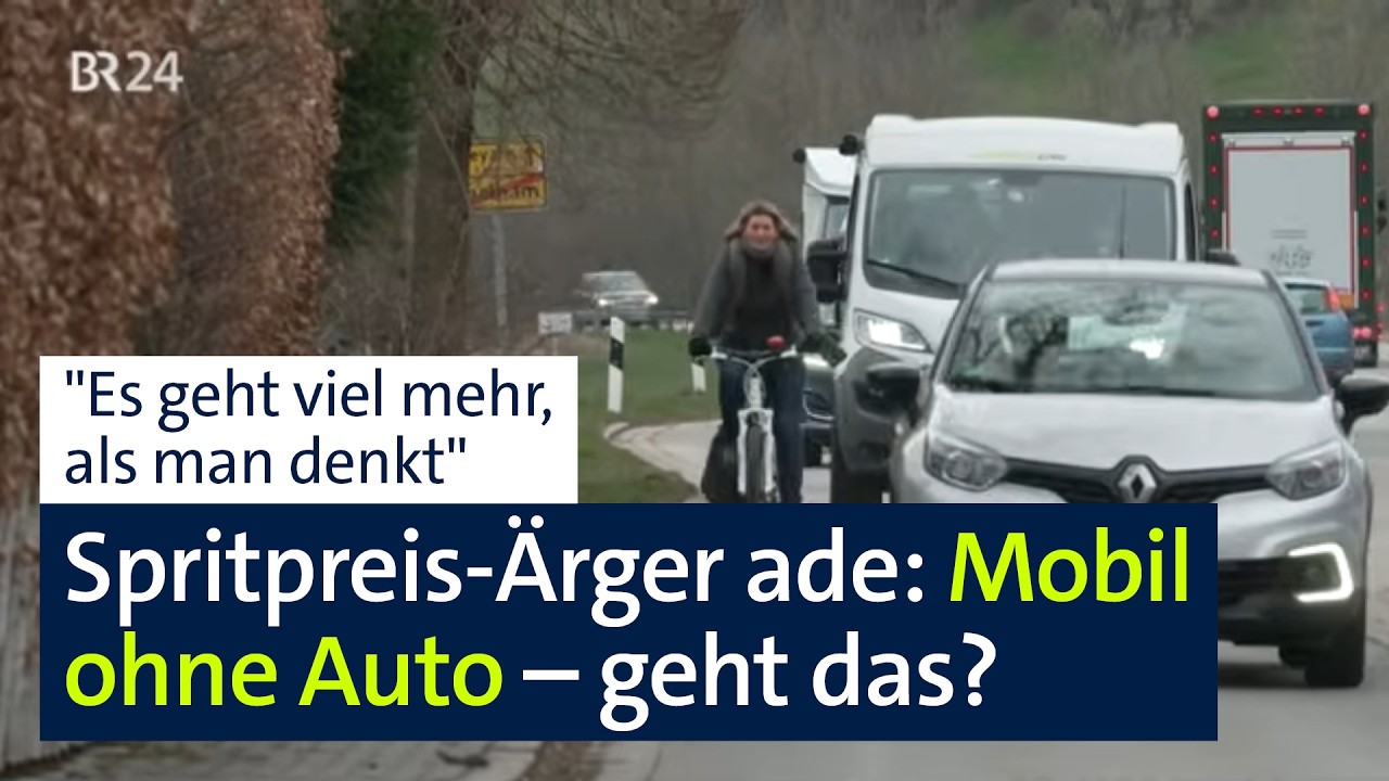 Mobil ohne Auto: Utopie oder Gebot der Stunde angesichts steigender Spritpreise? | Abendschau | BR24