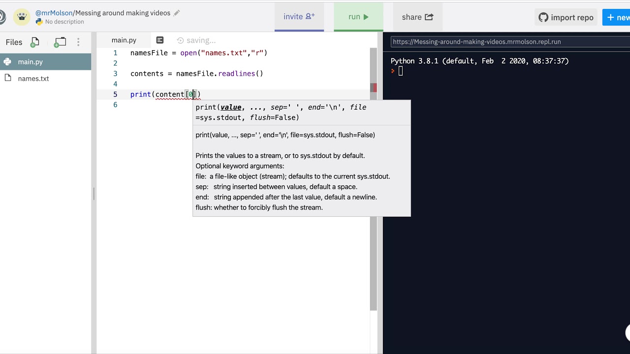 Retrieving data from a text file in Python