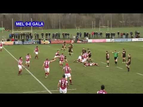 2013 BORDER LEAGUE FINAL - RUGBY HIGHLIGHTS - MELROSE v GALA