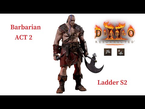 Diablo 2 Resurrected Playthrough - Frenzy Barbarian Ladder S2 ACT 2 (Normal) [CZ]