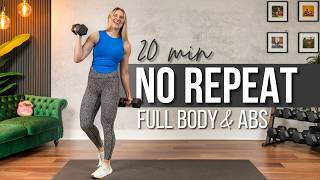FIRE 🔥 FINISHERS | 20 min NO REPEAT Full Body & Abs Strength Training