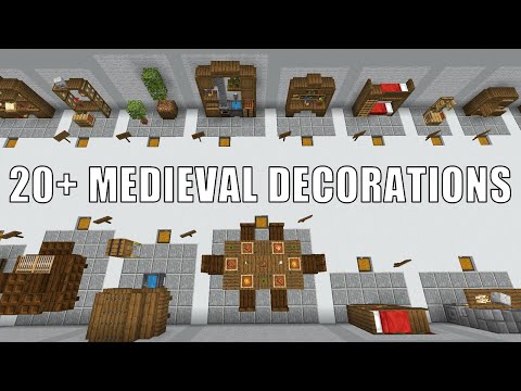 Insane Medieval Decorations in Minecraft!