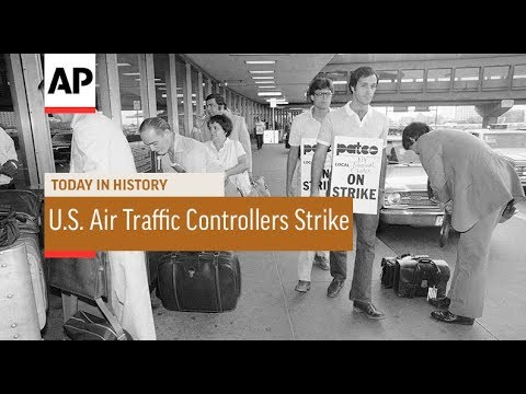 U.S. Air Traffic Controllers Strike - 1981 | Today In History | 3 Aug 17
