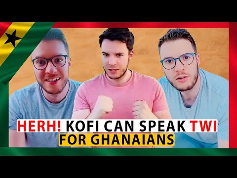 Kofi, A German Man Surprises Ghanaians by Speaking Fluent Twi.