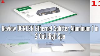 Review UGREEN Ethernet Splitter Aluminum 1 in 2 Out High Speed 1000Mbps, Gigabit Network LAN Splitte