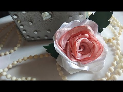 Fabric Flower Rose | Ribbon Flowers |How to make Ribbon Rose | DIY |  Amazing Ribbon Hacks