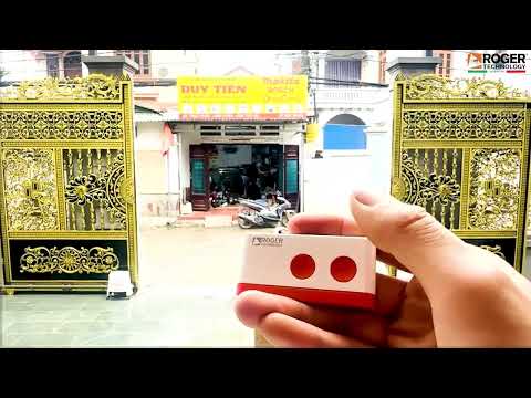 Mô tơ trượt tự động Roger – Cổng 2 cánh trượt ngang siêu khỏe với tải trọng 600kg/ cánh