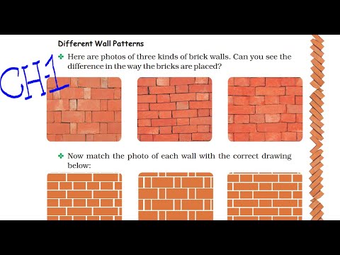 Maths Magic Class 4 | Chapter 1 | Building with Bricks, Different Wall and Floor Patterns in Hindi