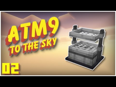 Minecraft ATM9: To The Sky - Ep 2 - Automatic Sieving!