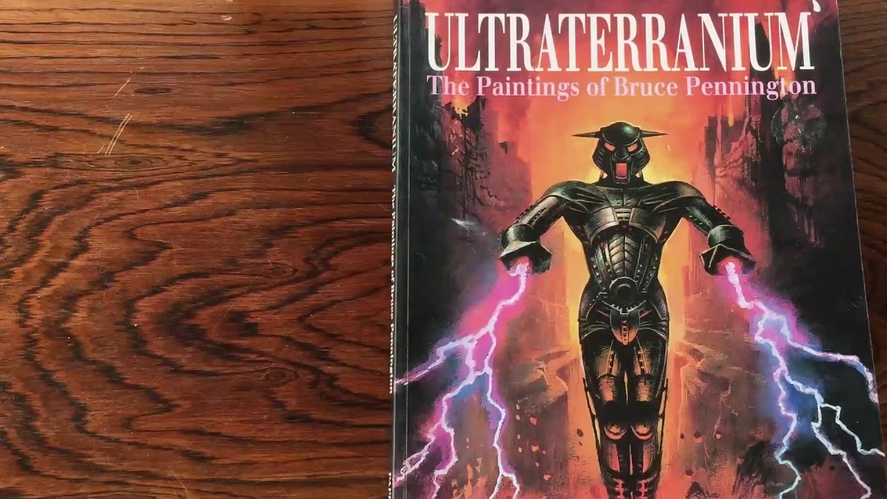 Ultraterranium by Bruce Pennington. Art for Asimov, Herbert, Heinlein