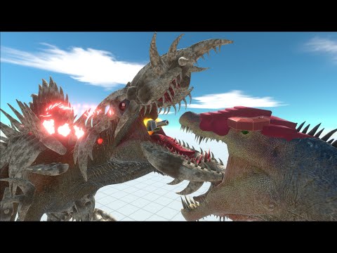 ACCURATESPINOSAURUS VS WORKSHOP UNITS EPIC BATTLES - ANIMAL REVOLT BATTLE SIMULATOR
