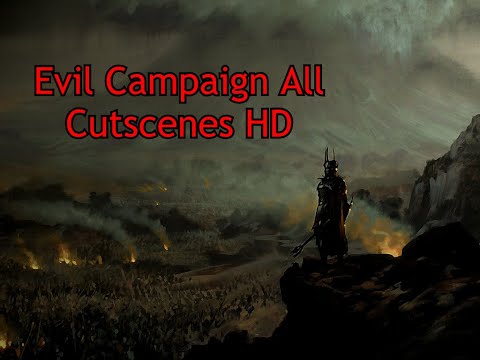 The Lord of the Rings: The Battle for Middle-Earth II Evil Campaign [All Cutscenes] HD