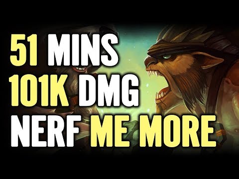 101K Dmg in 51 Min Brutal RAIDBOSS Gameplay Enternal Evny Bristleback Dota 2