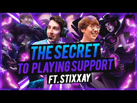 huhi - THE SECRET TO PLAYING SUPPORT | Ft. Stixxay
