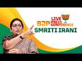 BJP Leader Smriti Irani Addresses News Conference In Kolkata West Bengal TMC Congress
