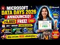 How To Get Free Microsoft Exam Voucher 2026 Tamil Microsoft AI Agent Microsoft Fabric Microsoft