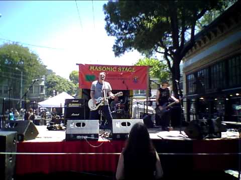 Songs For Snakes play Charcoal Heather at The 35th Haight Street Fair 6-10-2012