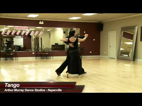 Tango - James Dutton & Kelly Lakomy dance tango at Arthur Murray Naperville Dance Studio