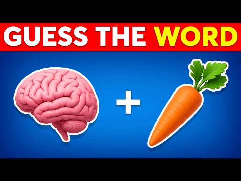 Guess the Word by Emoji 🤔🙄 Emoji Quiz Challenge 2025