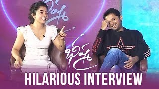 Nithin & Rashmika Valentine's Day Special Interview About Bheeshma | Manastars video